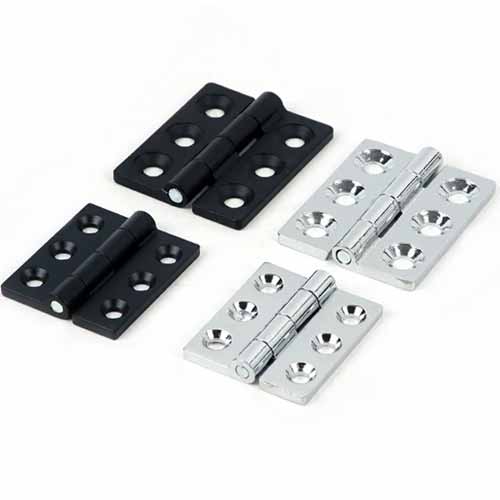 Industrial Heavy Duty Zinc alloy hinge 180 degree door hinge black silver door window hinge with 80*65*5mm